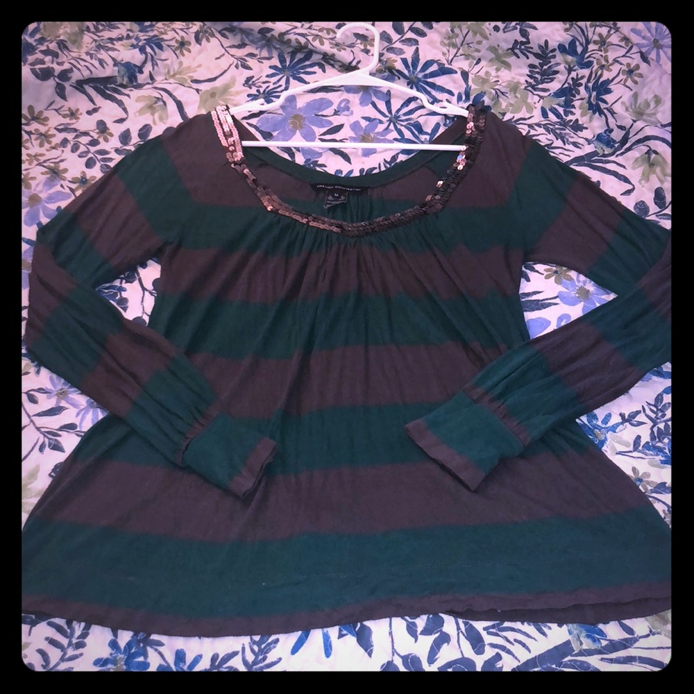 French Connection Sequin top
